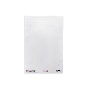 Large Better Packaging POLLAST!C Zip lock bag on a transparent background