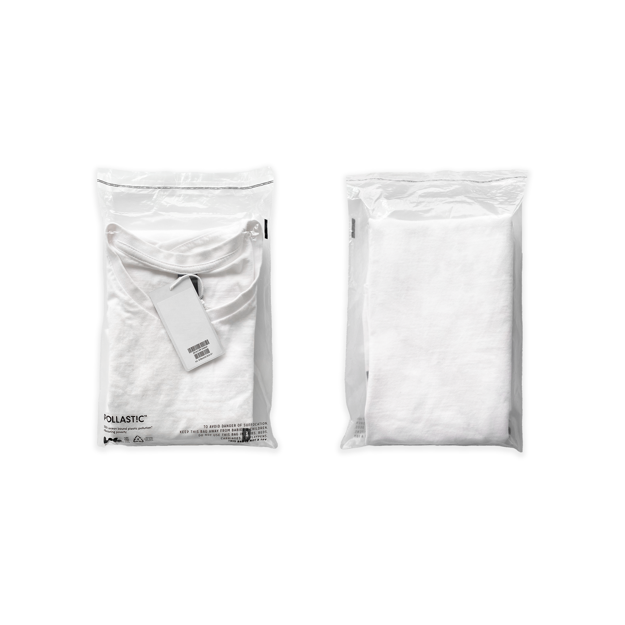 Clear poly bags best sale for clothing